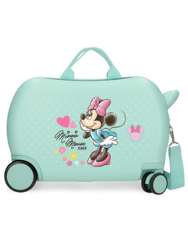 4231042 ABS ROLLING SUITCASE 4W.(2 MULTID.) 45CM. MINNIE IMA